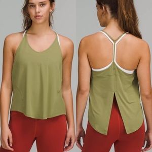 Lululemon Modal-Silk Yoga Tank Top
Bronze Green Size 10